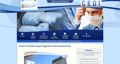 Desktop Screenshot of centre-endoscopie.info